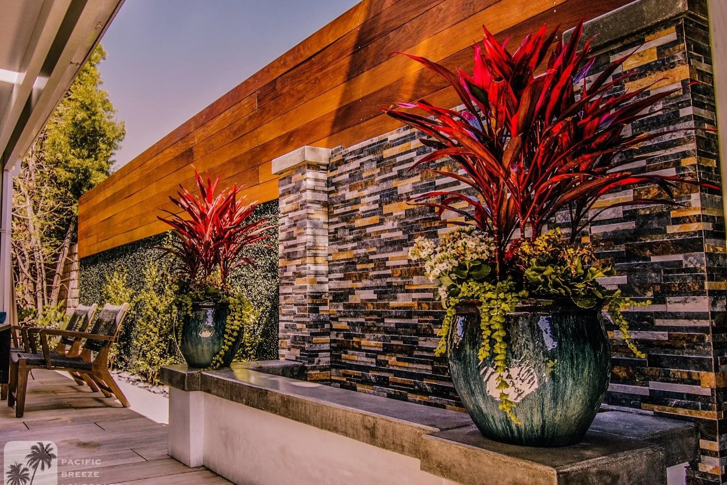 Landscape and outdoor living at the Skitco project by Pacific Breeze Building Solutions