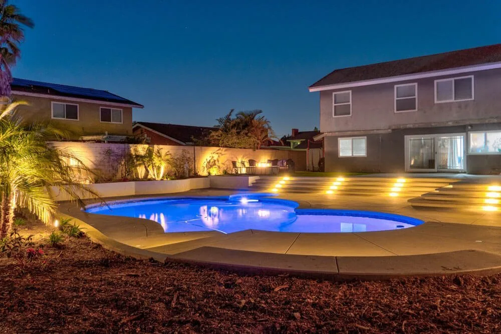 Custom pool at the Calladium project by Pacific Breeze Building Solutions