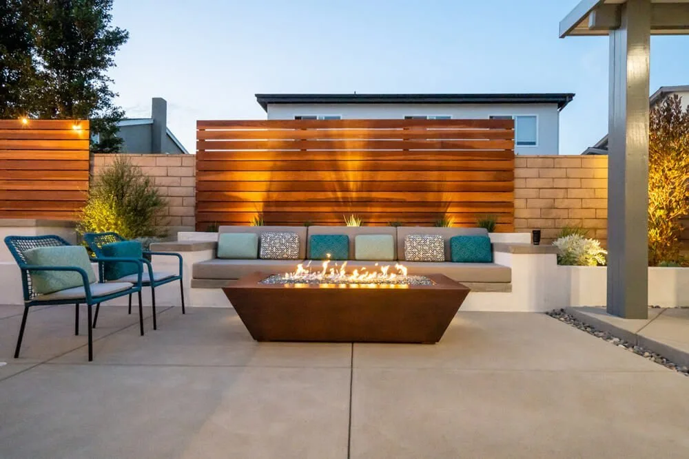Landscape and outdoor living at the Gallant project by Pacific Breeze Building Solutions