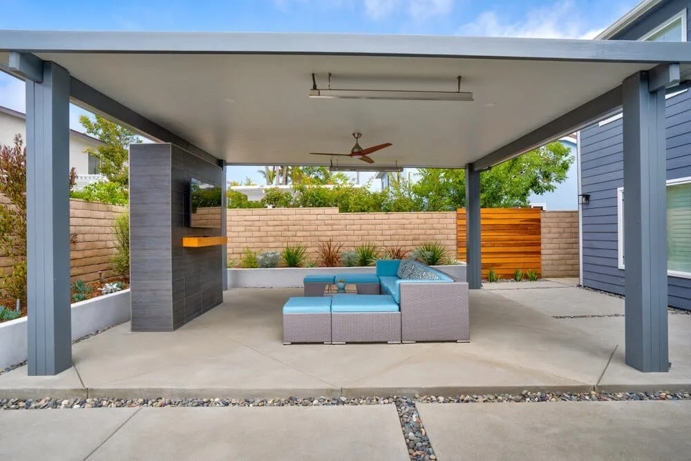 Landscape and outdoor living at the Gallant project by Pacific Breeze Building Solutions